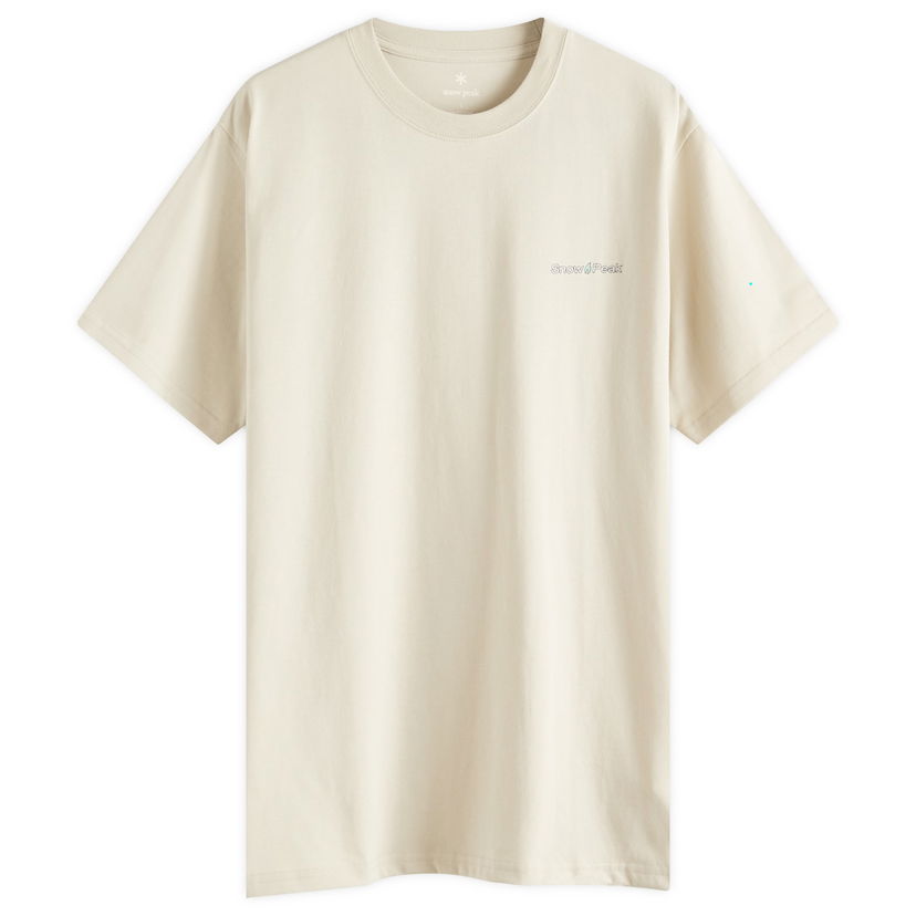 T-shirt Snow Peak Warm Oneself T-Shirt, Size Large Beige | TS-25SU104-LB