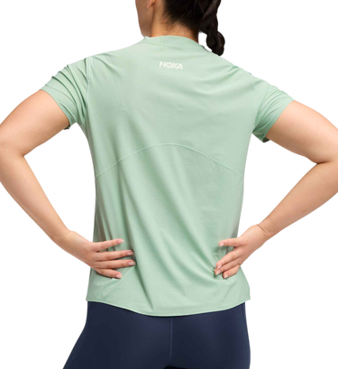 T-shirt Hoka One One Hoka Airolite 2.0 Short Sleeve T-Shirt Grøn | 1175774-jade, 1