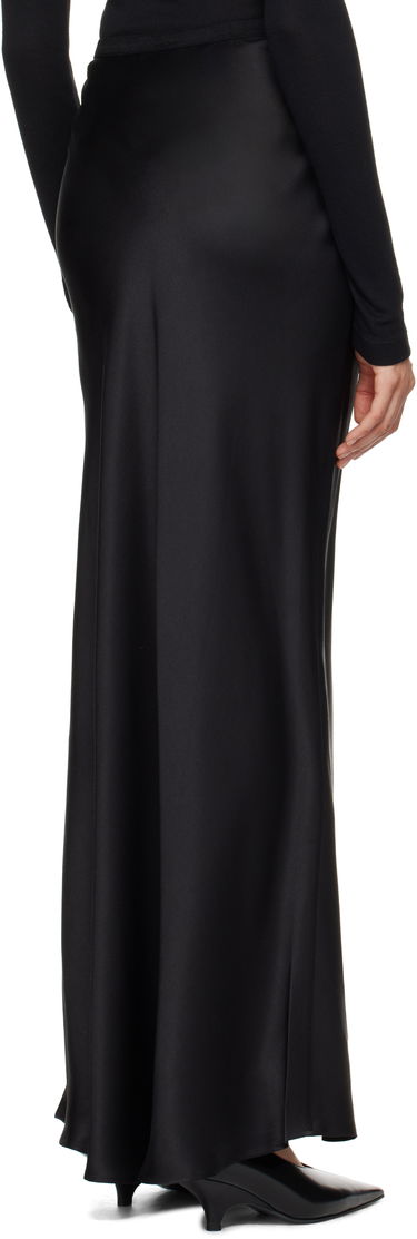 Nederdel Anine Bing Black Silk Maxi Skirt Sort | A-04-2320-000, 2