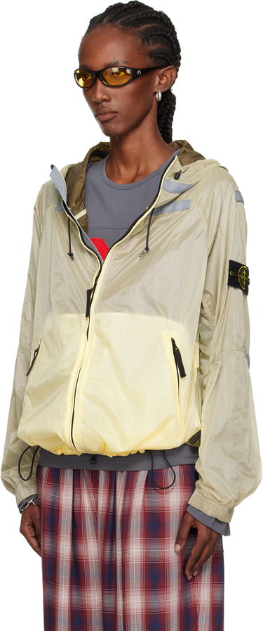 Jakke Stone Island Stone Island Ripstop Light HT Nylon Jacket Gul | K2S15 Q100008 S0163, 3