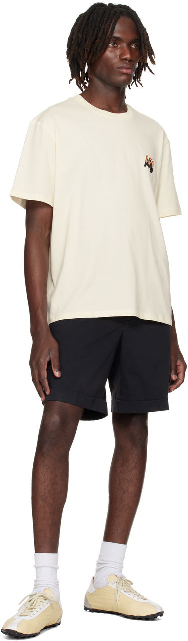 T-shirt A.P.C. A.P.C. 70's H T-Shirt Beige | COHBM-H26535, 3