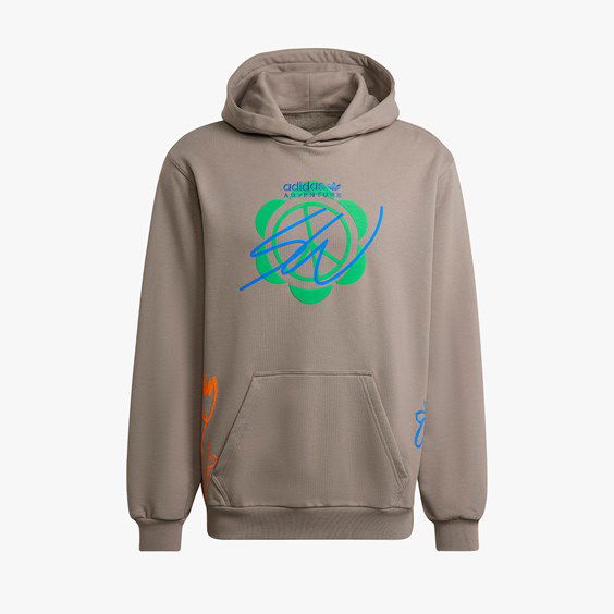 Sweatshirt adidas Originals Sean Wotherspoon x Superturf Hoody Brun | HI3302, 0