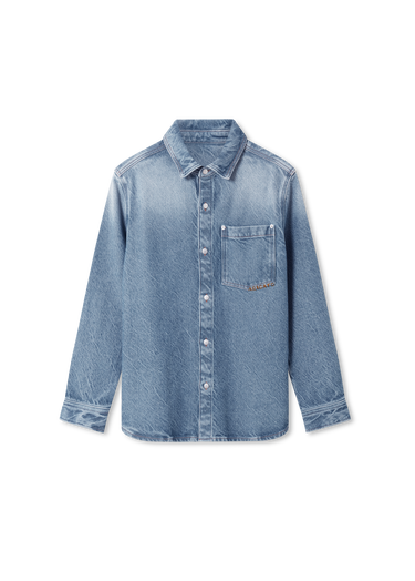 Skjorte AXEL ARIGATO West Washed Denim Shirt Blå | A3265001, 1