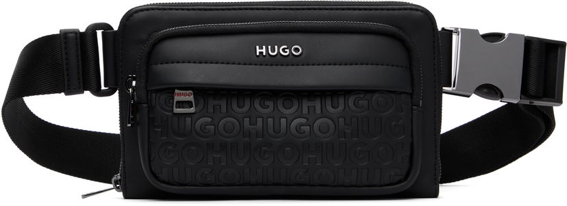 Taljetaske BOSS Hugo Embossed-Logo Belt Bag Sort | 50547414