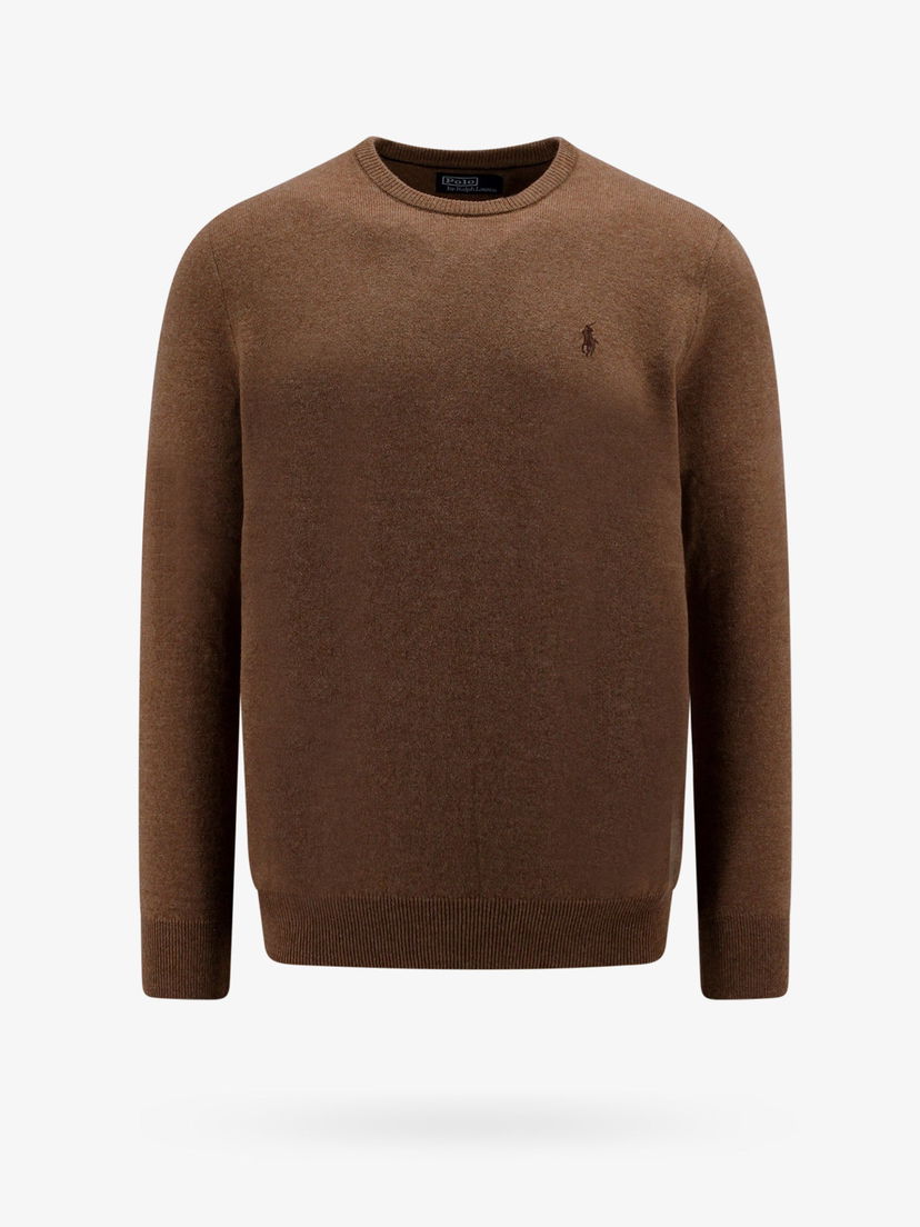 Sweater Polo by Ralph Lauren Sweater Crewneck Brun | 710876714012