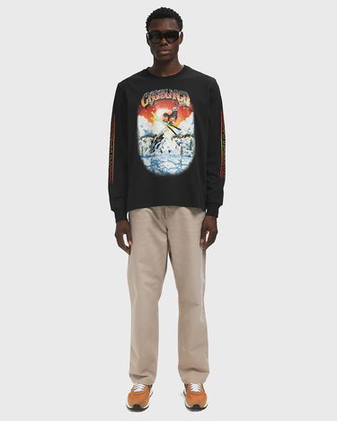 T-shirt Casablanca Casablanca Ski Print Long Sleeve T-Shirt Sort | M-AW25-JTP-151-01, 1