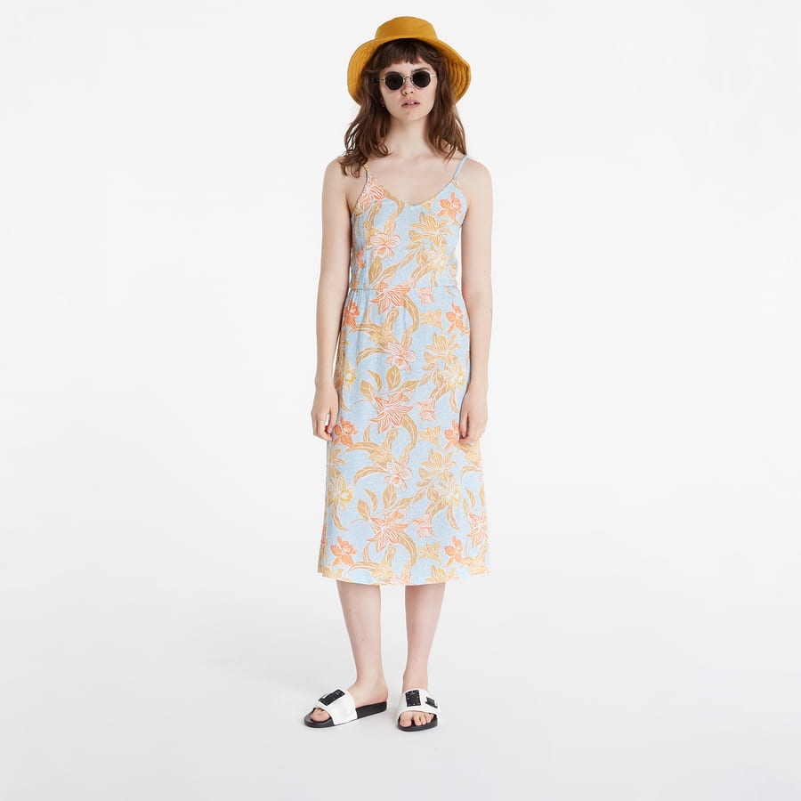 Kjole Roxy Strappy Midi Dress Flerfarvet | ERJWD03620-BZQ9, 0