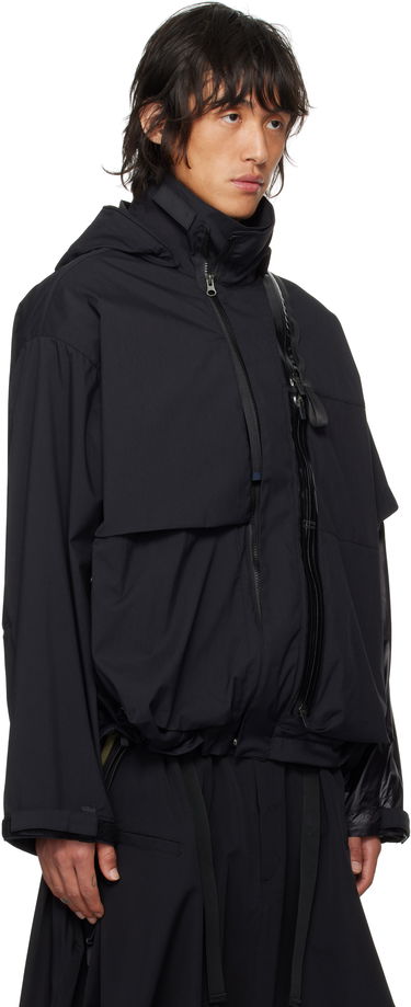 Vindjakke Acronym J115K-E Hooded Technical Jacket Sort | J115K-E, 1