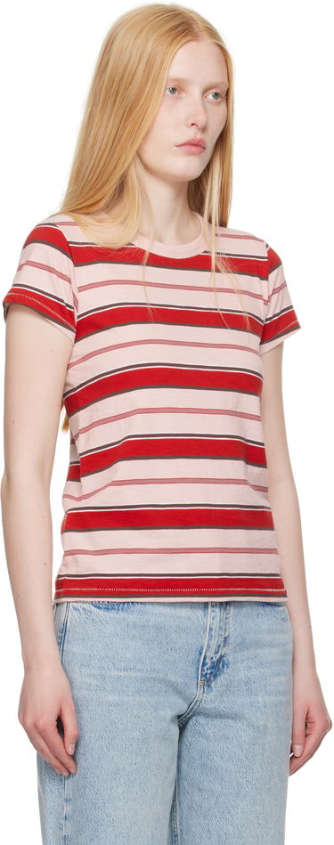 T-shirt rag & bone Striped T-Shirt Blå | WCC22HT020TA20, 4