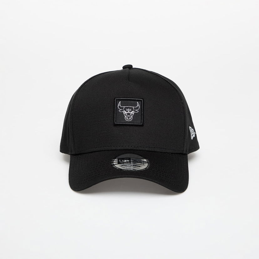 Kasket New Era 9FORTY A-Frame NBA Metallic Patch Chicago Bulls Cap Sort | 60595211