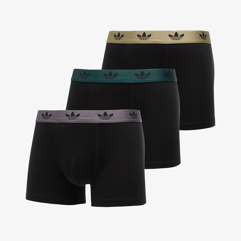 Boksere adidas Originals Boxer Trunk 3-Pack Sort | 4AR002-903