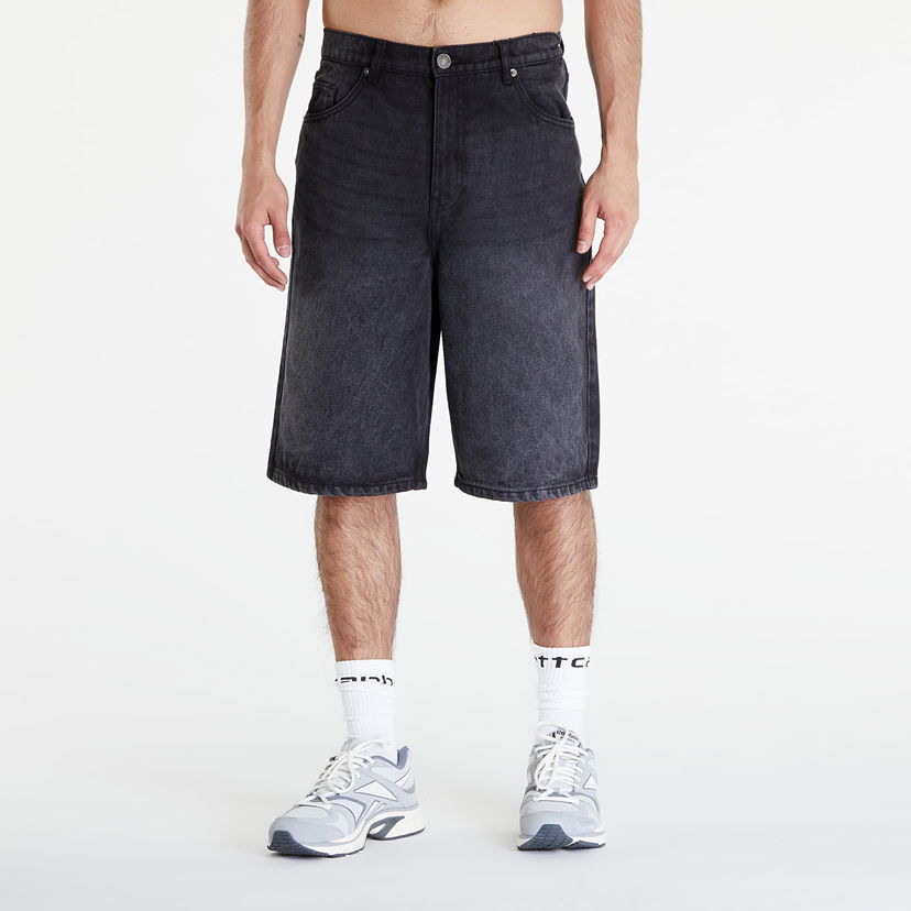 Shorts Urban Classics 90's Heavy Denim Shorts Black Washed Sort | TB6639-00709