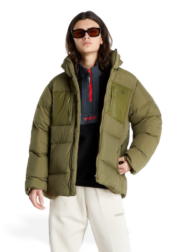 Puffer jakke adidas Originals Down Regen Puff Grøn | H13563