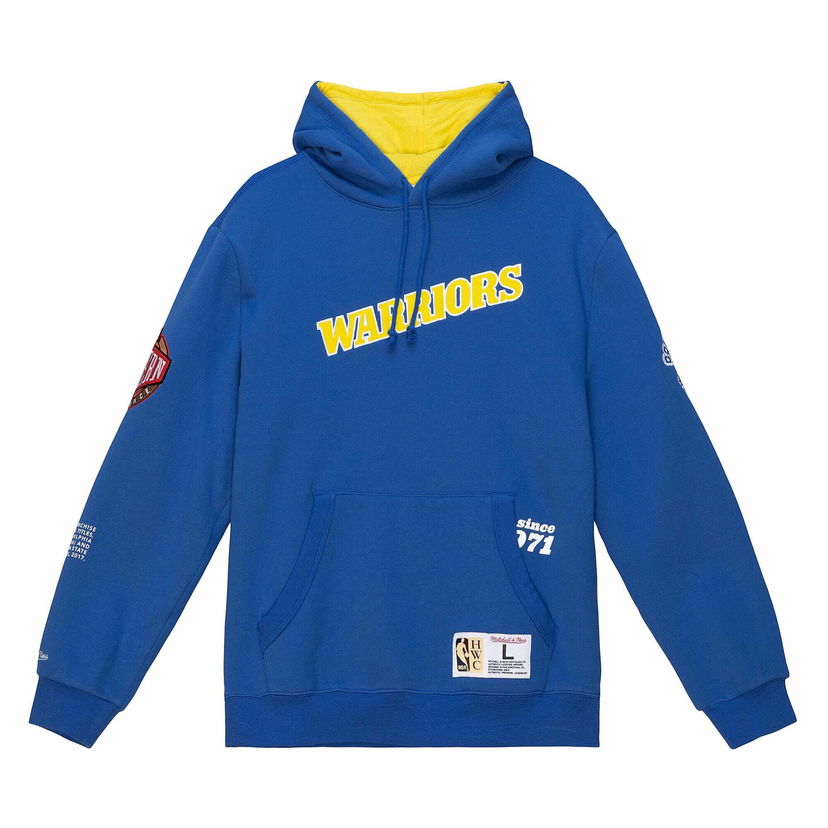 Sweatshirt Mitchell & Ness NBA Golden State Warriors Team Origins Fleece Hoodie Mørkeblå | FPHD4849-GSWYYPPPROYA