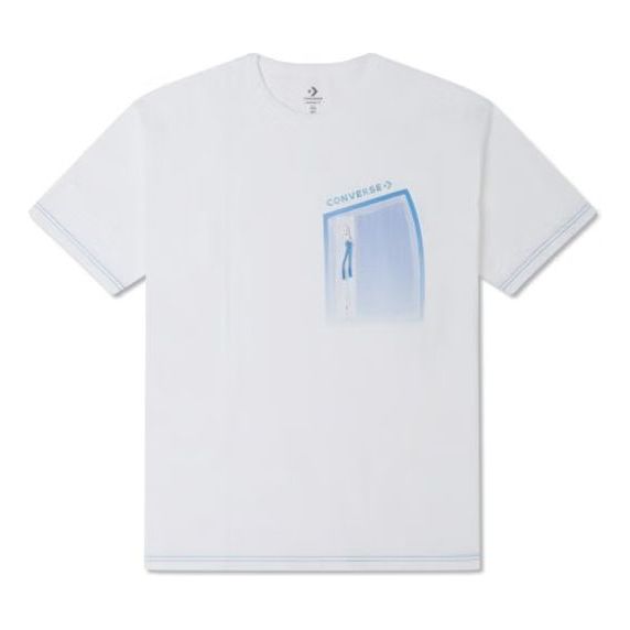 T-shirt Converse Graphic T-Shirt Hvid | 10025872-A01