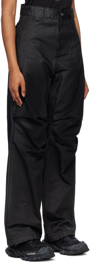 Cargo bukser We11done We11done Tuck Straight Leg Jeans Sort | WD-DP1-23-383-W-BK, 1