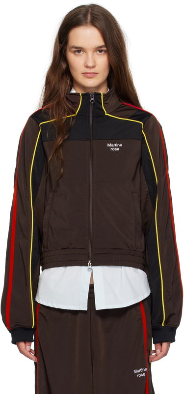 Jakke Martine Rose Martine Rose Shrunken Track Jacket Brun | 137JT12722, 0