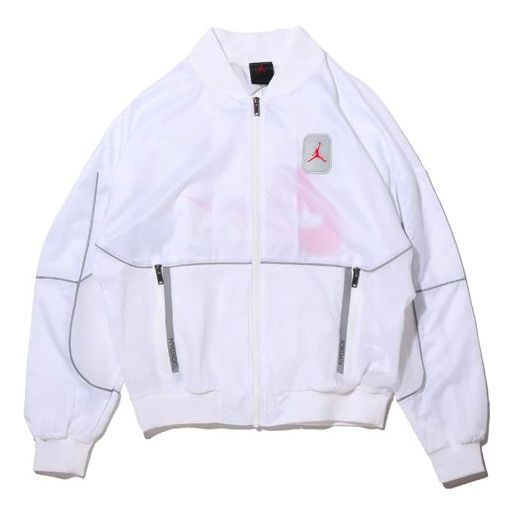 Vindjakke Jordan Jordan 5 Legacy Sports Jacket Hvid | CU1667-100