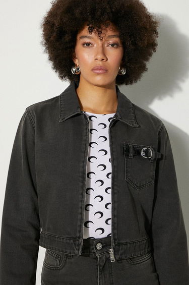 Jakke Coperni Denim Workwear Jacket Sort | COPBL20F2004, 4