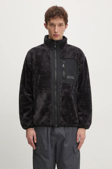 Jakke Manastash Manastash Bigfoot Fleece Jacket Sort | 7924252004, 0