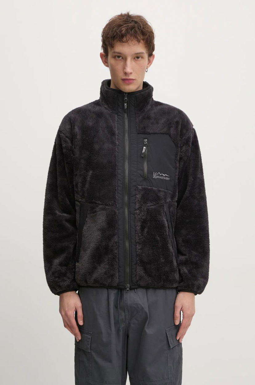 Jakke Manastash Manastash Bigfoot Fleece Jacket Sort | 7924252004