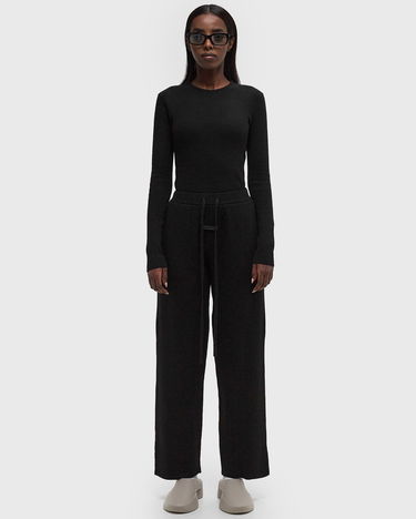 Sweater Fear of God Essentials Waffle Fitted Long Sleeve Sweater L Sort | 192BT247240FW-001, 1