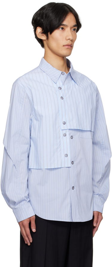 Skjorte Andersson Bell Andersson Bell Layered Stripe Shirt Blå | atb1338m, 1