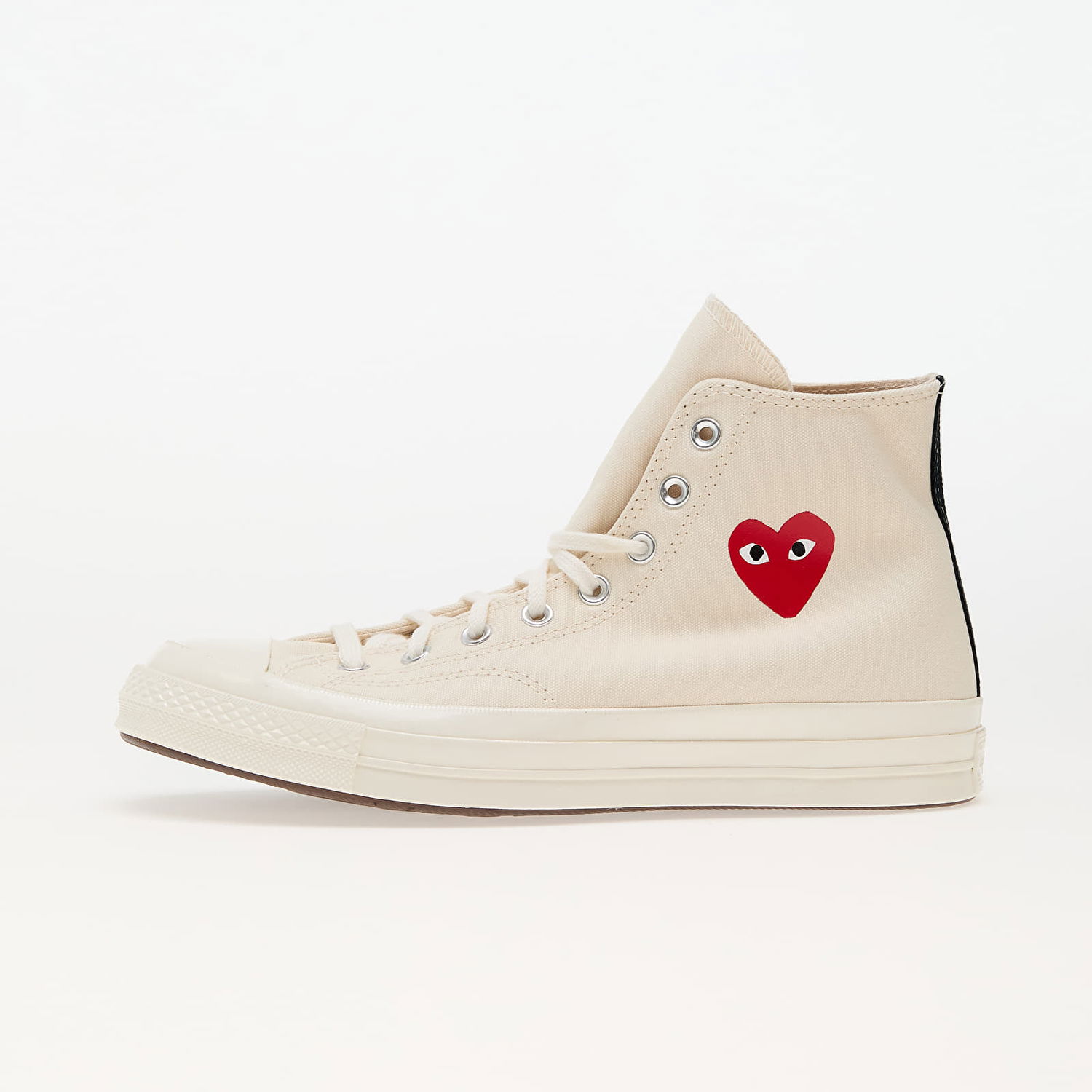 Sneakers og sko Converse Comme des Garçons PLAY x Chuck 70 Hi Single Heart "Milk" Flerfarvet | A08800C, 0