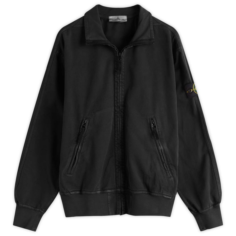 Jakke Stone Island Old Effect Harrington Jacket, Size Large Sort | K2S156100056-V0129