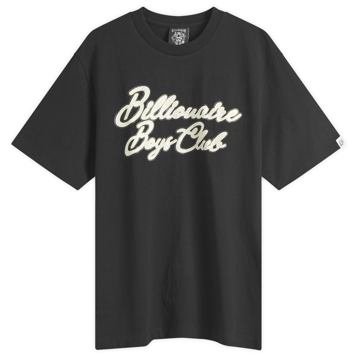T-shirt BILLIONAIRE BOYS CLUB Diamond Script Logo T-Shirt, Size Large Sort | B25162-BLK, 1