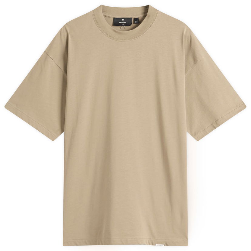 T-shirt Represent Clo Initial Oversized T-Shirt Beige | INM4742-53