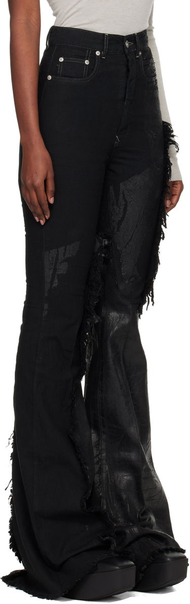 Jeans Rick Owens Concordians Bolan Bootcut Jeans Sort | RO02E4329 BMCCL, 1