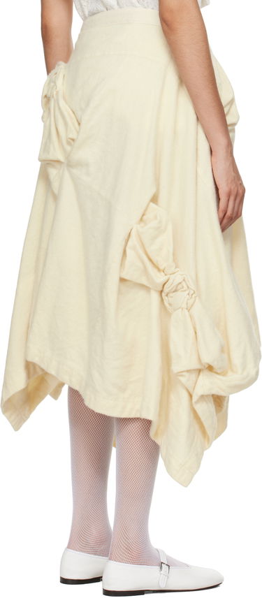 Nederdel Comme des Garçons Comme Des Garcons Wool Midi Skirt Beige | TN-S013-051, 2