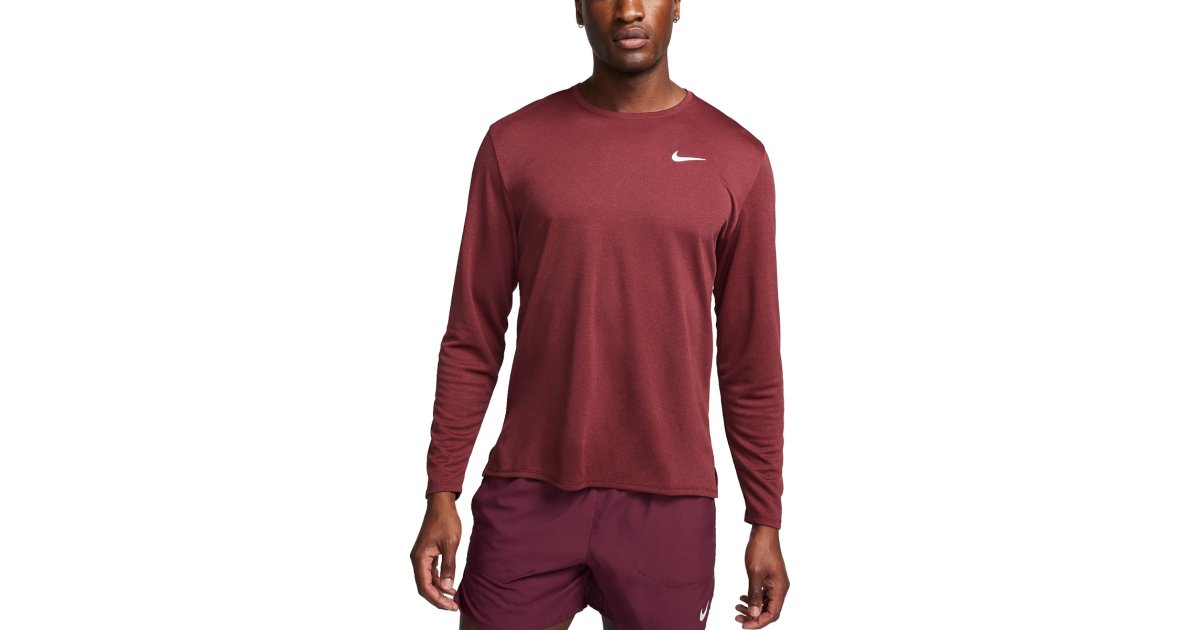 T-shirt Nike Miler Bourgogne | fb7070-681, 1