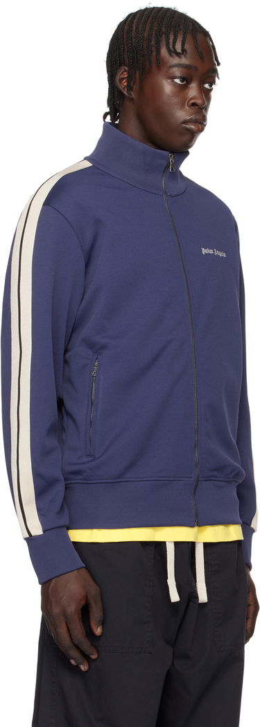 Vindjakke Palm Angels Classic Logo Track Jacket Mørkeblå | PMBD058C99FAB0024603, 1