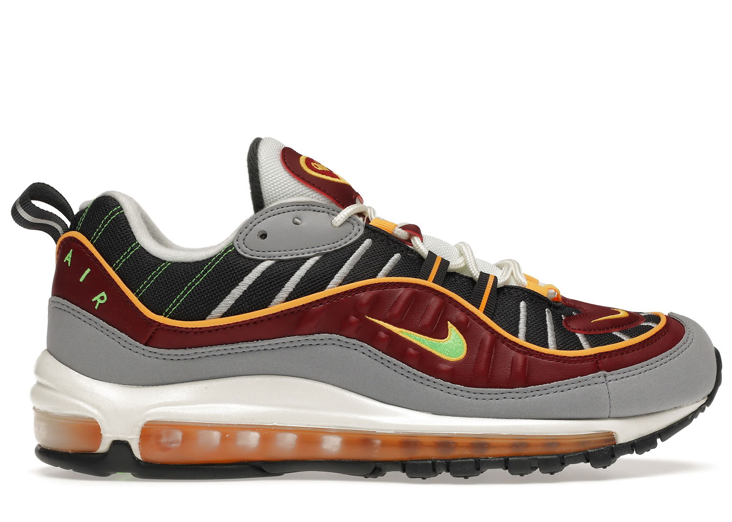 Sneakers og sko Nike Air Max 98 Team Red Green Strike Grå | 640744-603, 0