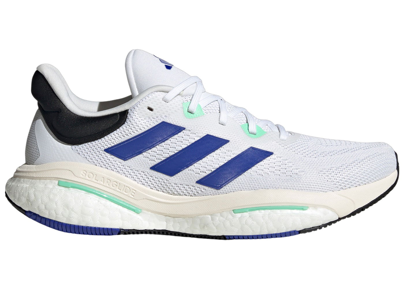 Sneakers og sko adidas Performance Solarglide 6 Cloud White Lucid Blue Pulse Mint Hvid | GV9152, 0