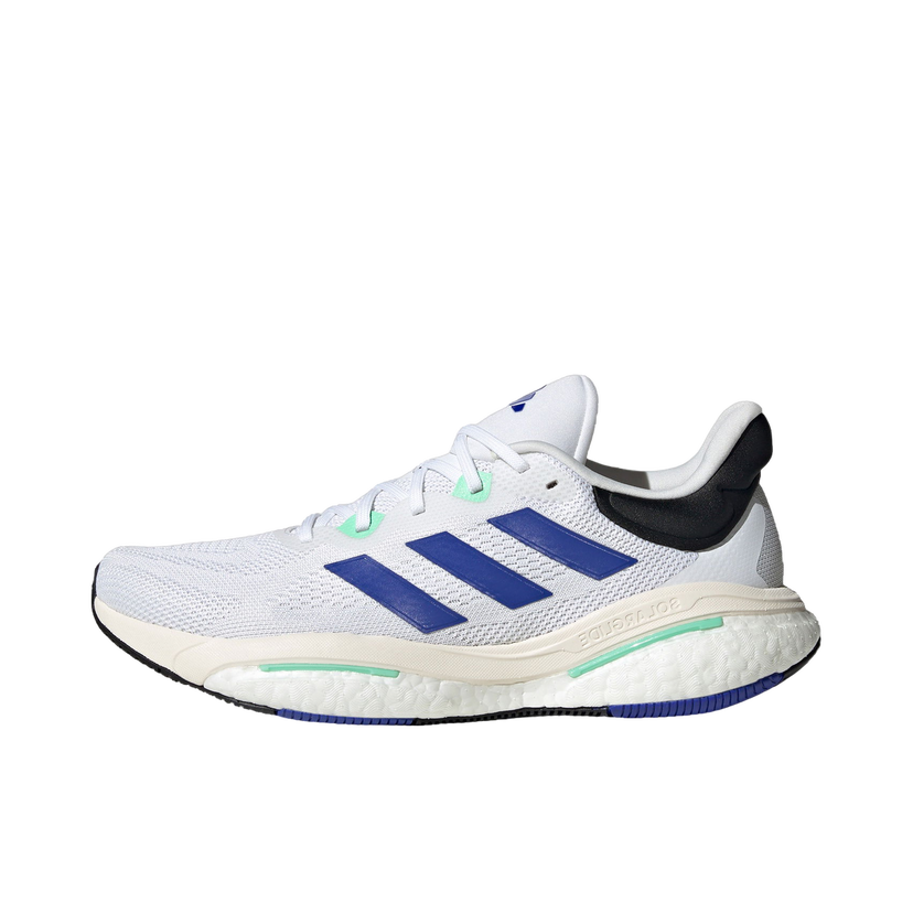 Sneakers og sko adidas Performance Solarglide 6 Cloud White Lucid Blue Pulse Mint Hvid | GV9152