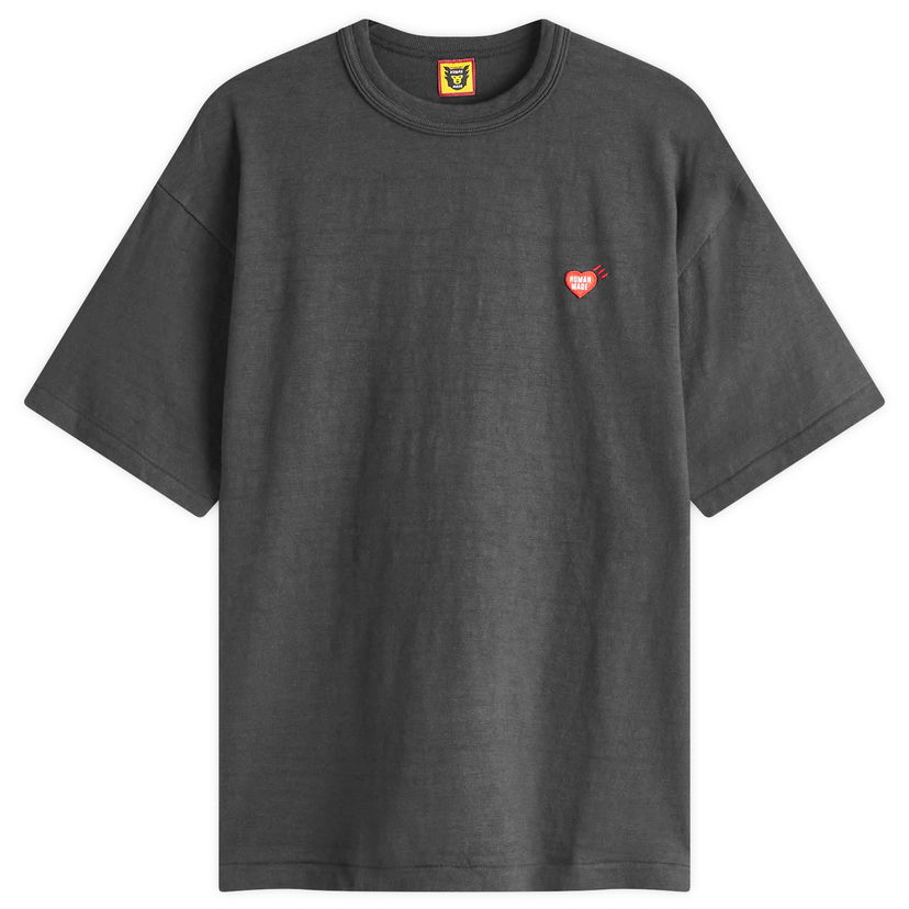 T-shirt Human Made Heart Badge T-Shirt Sort | HM28CS030-BK