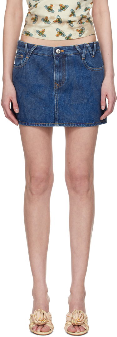 Nederdel Vivienne Westwood Vivienne Westwood Denim Miniskirt Blå | 19030012-W014L-, 0