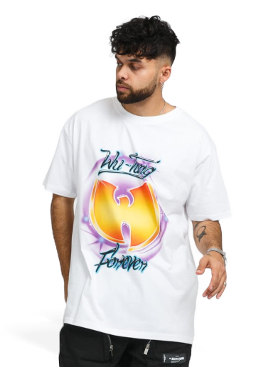 T-shirt Urban Classics Wu-Tang Forever Oversize Tee Hvid | MT1885 white