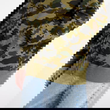 Sweatshirt BAPE 1St Camo Shark Full Zip Hoodie Grøn | 001ZPL801007MGRN, 8