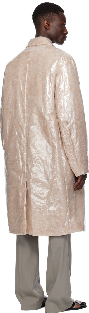 Regnfrakke Dries Van Noten Dries Van Noten Loose Fit Mac Coat Beige | 251-020222-1257, 2