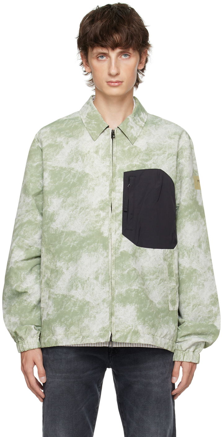 Vindjakke Paul Smith PS Paul Smith Printed Jacket Grøn | M2R-311Y-L21845