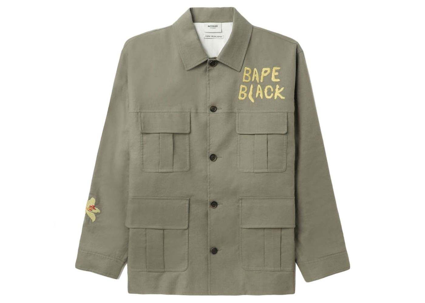 Jakke BAPE Black Embroidery Hunter Jacket Grøn | 1J20-140-006, 0