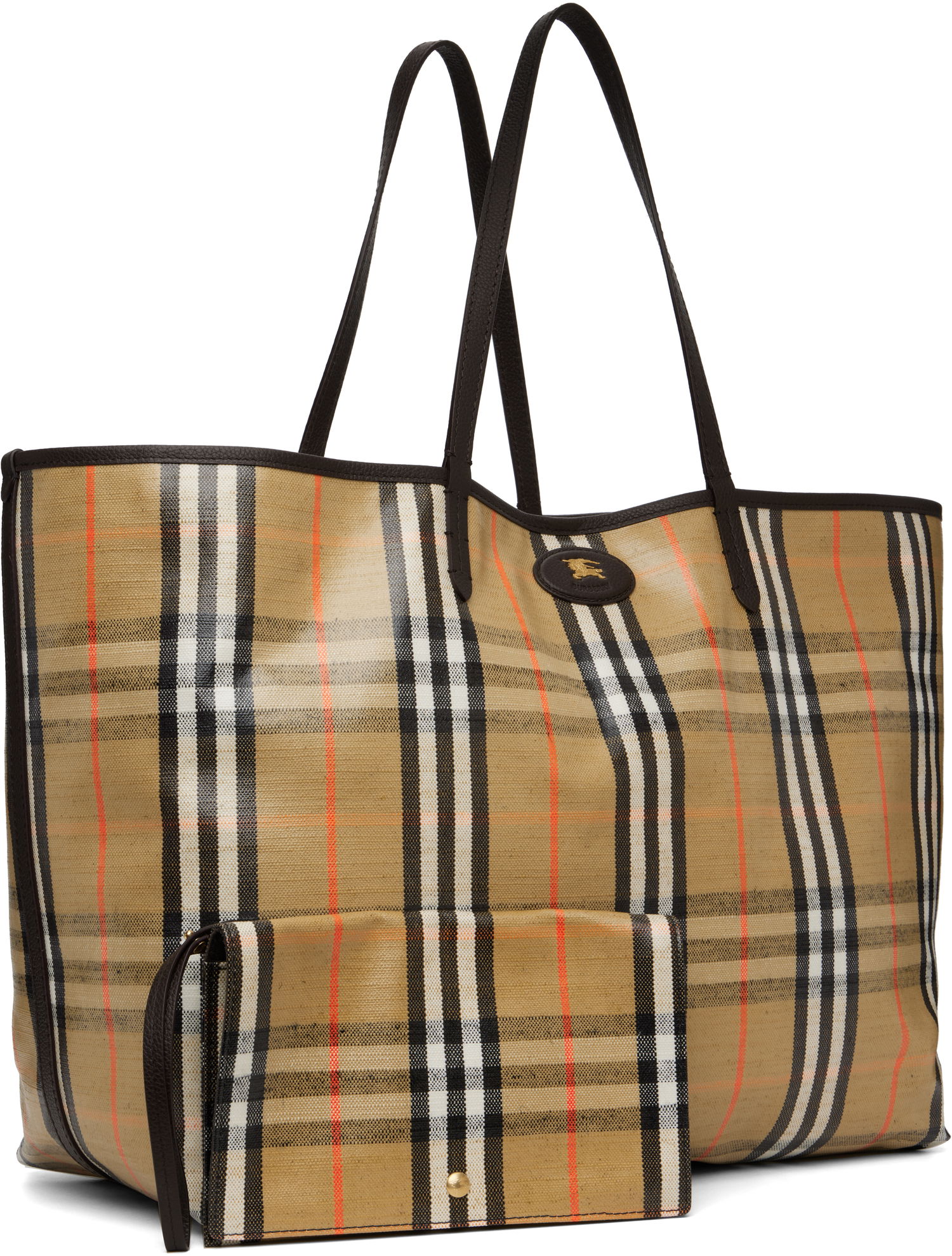 Mulepose Burberry Burberry Highlands Large Tote Beige | 8112186, 1