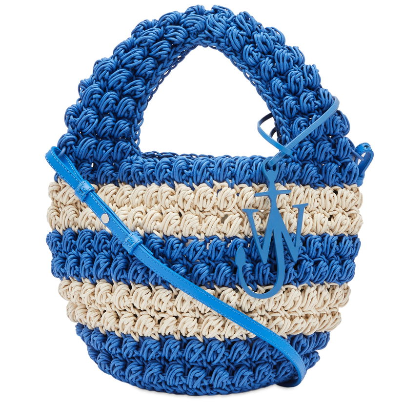 Håndtaske JW Anderson Popcorn Basket Bag Blå | HB0588-FA0305-857