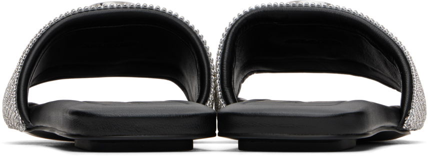 Tilbehør Marc Jacobs Marc Jacobs 'The Rhinestone J Marc' Slides Sort | 2R3FFS006F05, 1