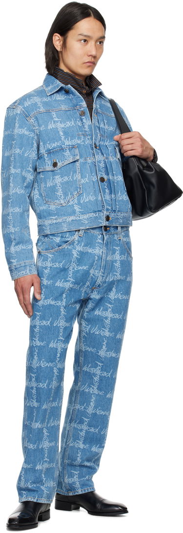 Jakke Vivienne Westwood Vivienne Westwood Marlene Denim Jacket Blå | 2801000E-W014I-, 3
