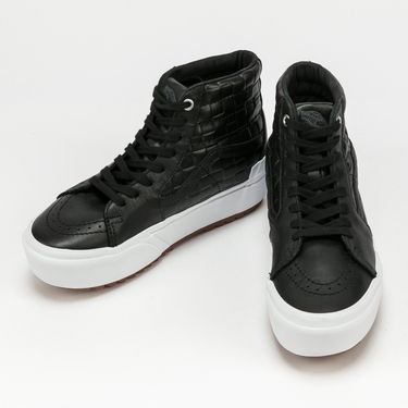 Sneakers og sko Vans SK8 - Hi Stacked "black / true white" Sort | VN0A4BTWA5S1, 2